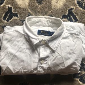 Polo Ralph Lauren White Long SleeveButton Down